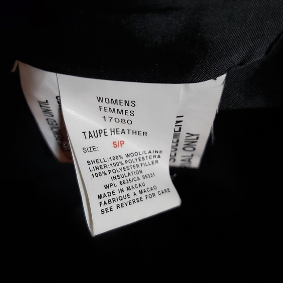 Woolrich brown quilted wool jacket- size small - Picture 5 of 10